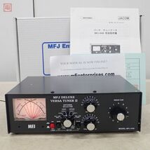 MFJ MFJ-948 HF帯 300W/30W アンテナチューナー 元箱・取説付【10_画像1