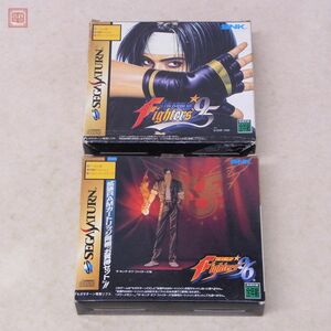 動作保証品 SS セガサターン ザ・キング・オブ・ファイターズ`95/96 まとめて 2本セット エスエヌケイ SNK 箱説/拡張RAMカートリッジ付【10