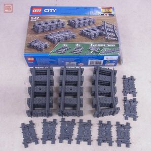 レゴ 60051 シティ ハイスピードパッセンジャートレイン/7499 フレキシブルレール/60205 レールセット 計4個セット LEGO CITY 現状品【60の画像10