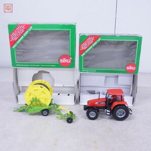 Siku FARMER SERIE 1/32 2258 Bewasserungshaspel Hose Drum Irrigator/2963 Traktor Case CS 150 計2点セット ジク【20の画像1