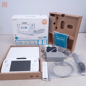 動作品 WiiU 32GB 本体 シロ スポーツ プレミアム セット SPORTS PREMIUM SET ニンテンドー 任天堂 Nintendo 箱説付【20