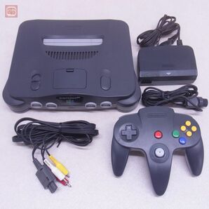 動作品 N64 ニンテンドウ64 本体 NUS-001 任天堂 Nintendo AC/AVケーブル付【20の画像1