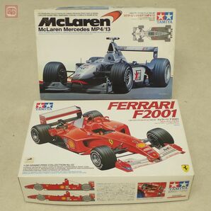 未組立 タミヤ 1/20 フェラーリ F2001 ITEM 20052/マクラーレン メルセデス MP4/13 ITEM 20046 計2点セット TAMIYA FERRARI【20の画像1