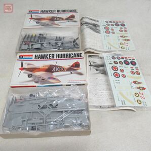 未組立 モノグラム 1/48 ワイルドキャット F4F/ホーカーハリケーン/トロージャン T-28B 計4点セット MONOGRAM ダブリ有【20の画像5