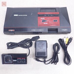 MS Master System MASTER SYSTEM body MK-2000 Sega SEGA AC + AV cable / controller attaching there is defect [20