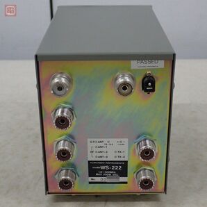 美品 クラニシ WS-222 RFステーション SWR計 通過型電力計 1.8〜500MHz 20W/200W 元箱付 KURANISHI【20の画像3