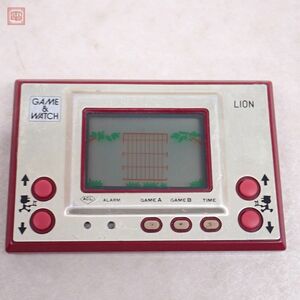 修理品 電子LSI ゲーム&ウオッチ ライオン LION LN-08 GAME & WATCH 任天堂 Nintendo【10