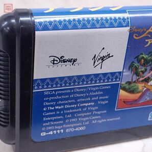 動作保証品 MD メガドライブ アラジン Aladdin ディズニー Disney セガ SEGA 箱説付【10の画像6