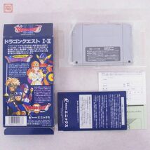 動作保証品 SFC スーパーファミコン ドラゴンクエスト I・II/V 天地の花嫁/VI 幻の大地 まとめて 3本set エニックス ENIX 箱説ハガキ付【10_画像3