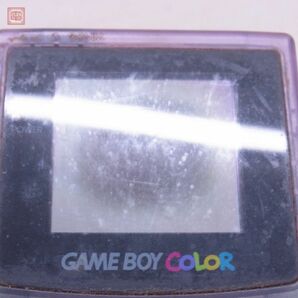 GBC ゲームボーイカラー 本体 CGB-001 クリア/クリアパープル まとめて 2台 セット ニンテンドー 任天堂 Nintendo ジャンク【10の画像7