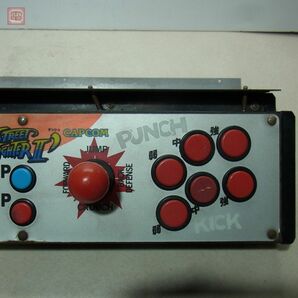 1円〜 コンパネ カプコン/CAPCOM ストリートファイターIIダッシュ STREET FIGHTER 2’ コントロールパネル ストII 動作未確認 ジャンク【40の画像3