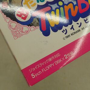 1円〜 動作品 X68000 5インチFD 出たな!!TwinBee ツインビー コナミ KONAMI 箱説・ポストカード付【20の画像4