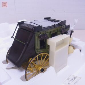 フランクリンミント 1/16 THE JOHN WAYNE STAGE COACH 駅馬車/馬4頭付き台座 2点セット FRANKLIN MINT 【60の画像3