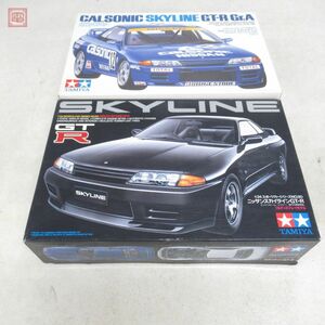  not yet constructed Tamiya 1/24 Skyline GT-R/ Calsonic Skyline GT-R Gr.A together 2 piece set TAMIYA CALSONIC SKYLINE[20