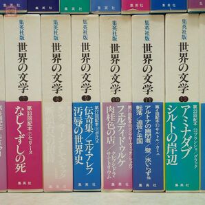 集英社版 世界の文学 全38巻揃中の計37冊セット(第36巻欠) 月報付多数 1976年〜1979年発行 函入 帯付【AAの画像3