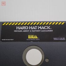 ※FDのみ Apple II 5インチFD HARD HAT MACK ELECTRONIC ARTS アップルII アップル2【PP_画像3