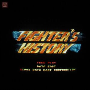 1 иен ~ данные East /DATA EAST Fighter zhi -тактный Lee FIGHTER*S HISTORY DECO in брать obi оригинальный рабочее состояние подтверждено [20