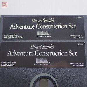 ※FDのみ Apple II 5インチFD Stuart Smith’s Adventure Construction Set ELECTRONIC ARTS アップルII アップル2【PPの画像3