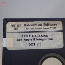 ※FDのみ Apple II 5インチFD GALAXIAN Broderbund Software ギャラクシアン アップルII アップル2【PP_画像4