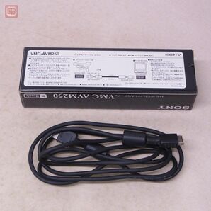 PS/PS2/PS3 プレステ/プレステ2/プレステ3 マルチAVケーブル Multi AV Cable VMC-AVM250 ブラック Black ソニー SONY 箱付【20の画像2