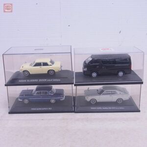 エブロ 1/43 日産 NV350 キャラバン/日産 ローレル ハードトップ SGX 1972/プリンス グロリア スーパー6 1963 他 計4台セット EBBRO【10