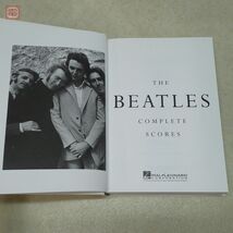 バンドスコア ビートルズ全曲集 THE BEATLES COMPLETE SCORES タブ譜付 楽譜 洋楽 洋書 函入【20_画像3