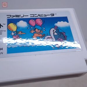 動作保証品 美品 FC ファミリーコンピュータ バルーンファイト BALLOON FIGHT 銀箱 バーコードあり 任天堂 Nintendo 箱説付【10の画像5