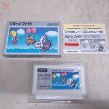 動作保証品 美品 FC ファミリーコンピュータ バルーンファイト BALLOON FIGHT 銀箱 バーコードあり 任天堂 Nintendo 箱説付【10_画像1