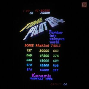 1円〜 コナミ/KONAMI タイムパイロット’84 TIME PILOT ’84 動作確認済【20