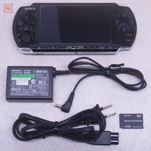 動作品 PSP プレイステーション ポータブル 本体 PSP-3000 SONY AC/4GBメモリースティック付 難あり【20