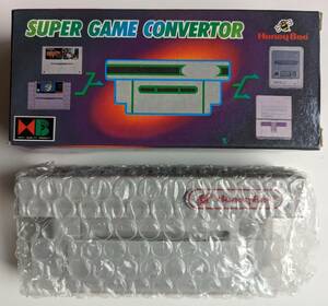 ■即決■[Honey Bee] SNES → SFC 変換 コンバーター RM-91088 (SUPER GAME CONVERTOR) 箱付き スーパーファミコン 海外版 アダプター