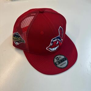 ニューエラ クリーブランド インディアンス 1995 ワールドシリーズ New Era Indians World Series MLB メッシュキャップ 950 9Fiftyの画像1