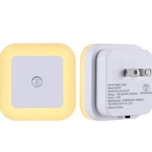 人感と明暗センサー LED センサーライト 廊下 階段 寝室 2個セット