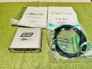 ■□ESI U24XL オーディオインターフェス 完動美品□■