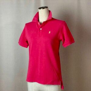 ★used★Polo by RALPH LAURENラルフ★鹿の子半袖ポロシャツ