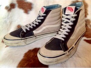 ★used★VANSバンズ★TM表記ビンテージスニーカー★