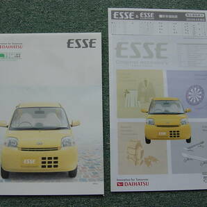 2011年2月 新品同様 エッセ  ＥＳＳE カタログ  オプションカタログ ナビカタログ 価格表の画像1