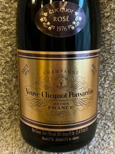シャンパン ヴーヴクリコ ポンサルダン ブリュット ロゼ Veuve Clicquot Ponsardinビンテージ1976年 