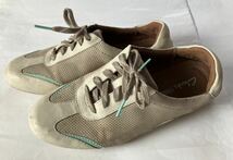 Clarks クラークス　GORE-TEX ベージュ系コンビ　レディーススニーカー(23.5)USED _画像1