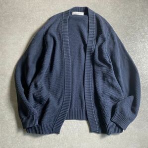 GREEN LABEL RELAXING◆春◆ナチュラルコットン◎リラックス ニット カーディガン ◆サイズM◆UNITED ARROWS グリーンレーベルリラクシングの画像1