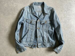 Lee ◆ Винтажный мотив 60-х годов ◆ Весна ◆ Диагональ Lee 101J Джинсовая куртка Винтажная джинсовая куртка Оригинал