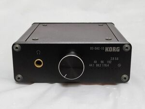 KORG 1bit USB DAコンバータ DS-DAC-10 ブラック アンプ DAC ヘッドホンアンプ