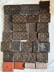 LOUIS VUITTON 財布 28点セット1円～ まとめ売り LOUIS VUITTON ルイヴィトン 財布 小物 ウォレット ジャンク まとめ セット 