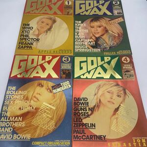 GOLD WAX/ゴールド・ワックス/創刊号/1-4セット/1989年/1990年/ブート