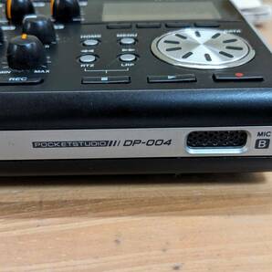 TASCAM タスカム POCKETSTUDIO DP-004 本体 純正アダプター SDカード 説明書 付属 4トラ MTR マルチトラックレコーダー 動作確認済みの画像5