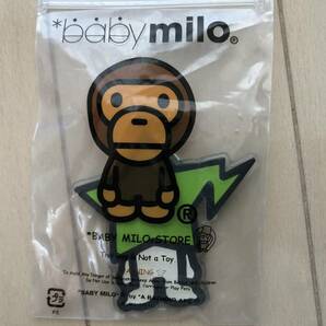 未使用品 A BATHING APE マイロ スター キーホルダー グリーン エイプ BAPE アクリルの画像1