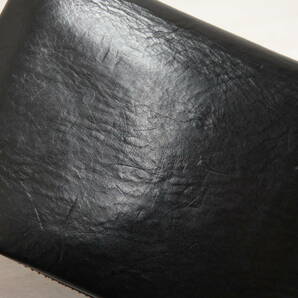 mf63) PORTER SOAK WALLET ポーター ソーク ウォレット 二つ折り財布 レザー 101-06054 ブラック の画像4