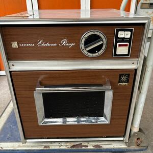 [ pickup limitation ] National microwave oven NE-5000erek Showa Retro consumer electronics panama Cook antique 