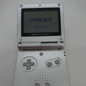  tube 04302[ operation ok]Nintendo Game Boy Advance SP body only silver 