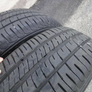 ニッサン純正スチールホイール 5.5J×14 +40 ダンロップ エナセーブ EC204 175/65R14 300kmのみ使用品！ノート キューブ ラティオ マーチの画像7